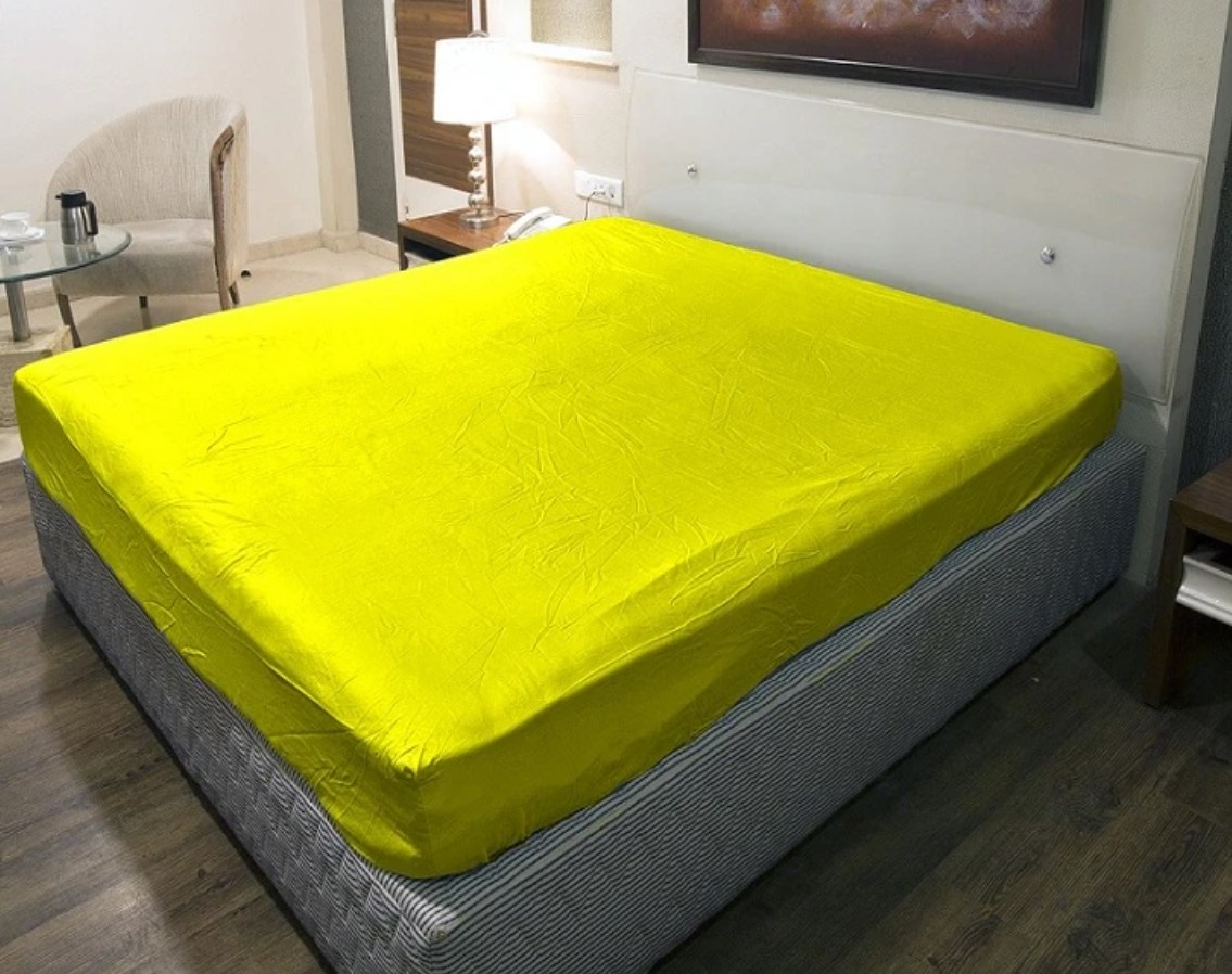 Yellow Fitted Sheet – Make Your Bedding Delightful | Gray Bookmarks