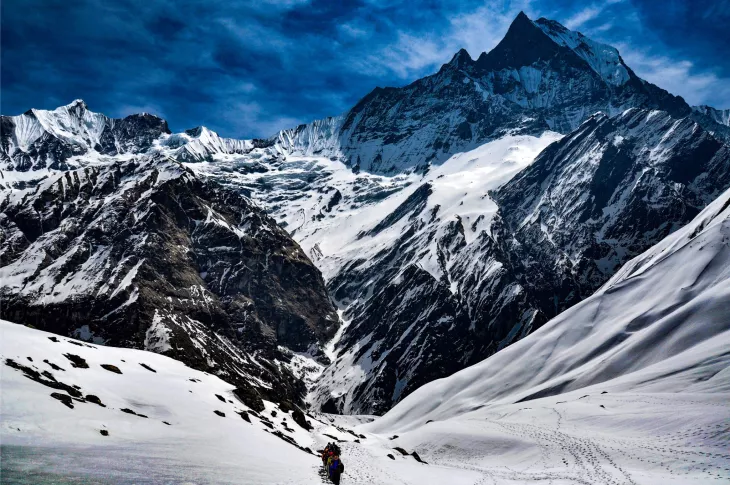 Breathtaking view of  mountains