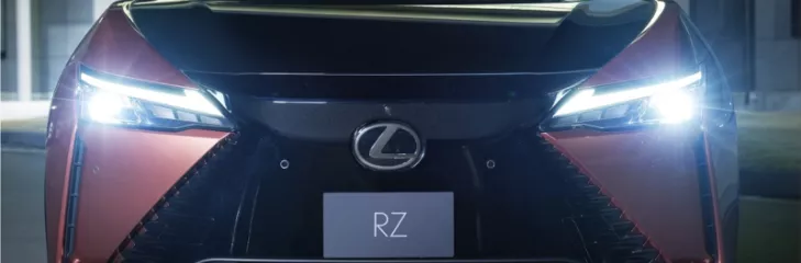 The new Lexus RZ 450e electric SUV 